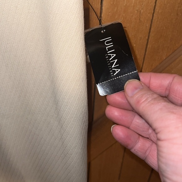 Julian’s Collezione Cream Twill Trousers 2 NWT - Picture 4 of 9